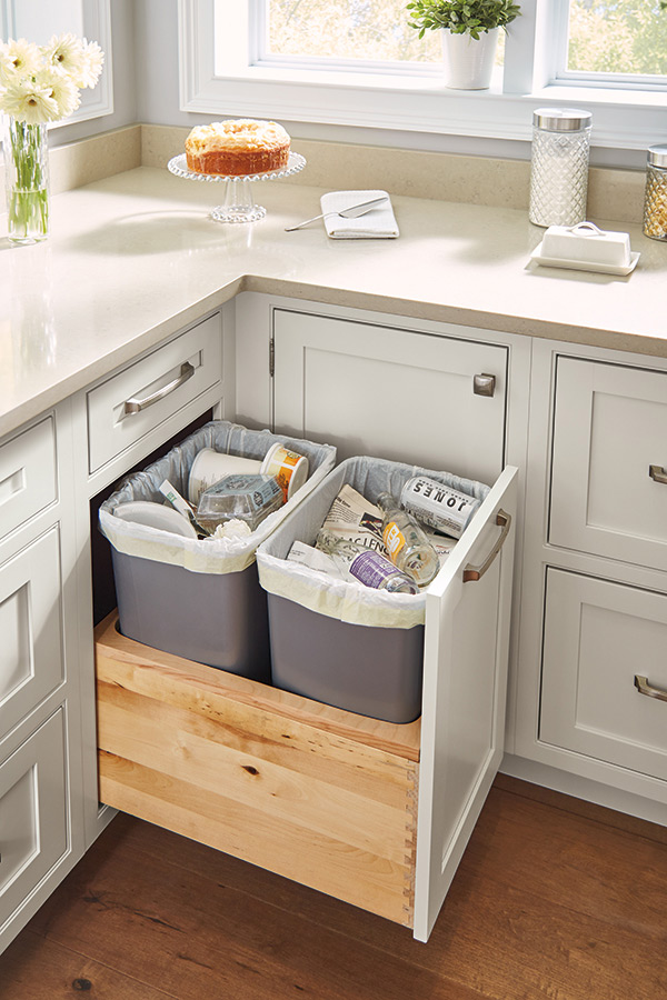 trash can pull out in kitchen cabinets in walnut creek